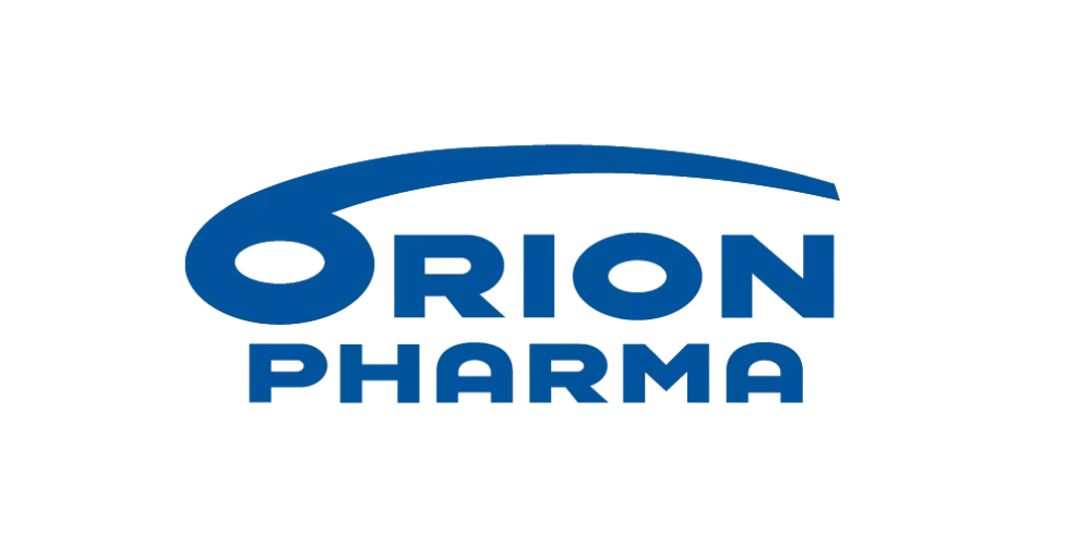 Finländskt läkemedelsföretag som utvecklar, tillverkar och marknadsför humana och veterinära läkemedel Orion Pharma logo
