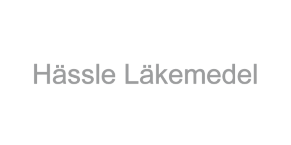 Svenskt läkemedelsföretag med fokus på forskning och utveckling Hässle Läkemedel logo